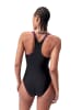 Speedo Badeanzug "Eco H-Boom" in Schwarz/ Lila