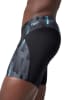 Speedo Badehose "Eco+ Compression" in Schwarz/ Grau/ Hellblau