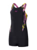 Speedo Badpak "Eco Print" zwart/lichtroze/geel
