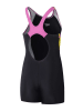 Speedo Badpak "Eco Print" zwart/lichtroze/geel