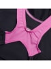 Speedo Badpak "Eco Print" zwart/lichtroze/geel