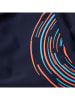 Speedo Badeanzug "Eco Plast" in Schwarz/ Orange/ Hellblau