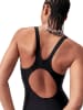 Speedo Strój kąpielowy "Eco Colourblock" w kolorze czarno-pomarańczowo-błękitnym
