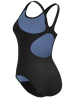 Speedo Strój kąpielowy "Placement" w kolorze czarno-niebieskim