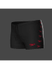 Speedo Badehose "Eco Placement" in Schwarz/ Rot