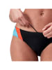 Speedo Bikini "Eco Colourblock" in Schwarz/ Orange/ Hellblau