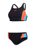 Speedo Bikini "Eco Colourblock" zwart/oranje/lichtblauw