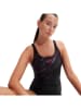 Speedo Badpak "Eco+ H-Bloom" zwart/roze/grijs