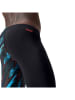 Speedo Badehose "Eco+ H-Bloom" in Schwarz/ Hellblau/ Rot