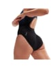 Speedo Badeanzug "Eco+ H-Bloom" in Schwarz/ Blau