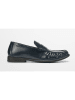Marc O'Polo Shoes Leder-Mokassins in Dunkelblau