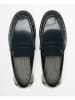 Marc O'Polo Shoes Leder-Mokassins in Dunkelblau