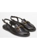 Marc O'Polo Shoes Leren slingballerina's zwart