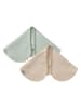Sterntaler 2er-Set: Spucktücher "Edda" in Beige/ Mint
