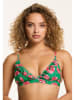 SHIWI Bikini "Beau" w kolorze zielono-różowym
