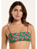 SHIWI Bikini "Lola" w kolorze zielono-różowym
