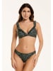 SHIWI Bikini "Bobby" in Grün/ Schwarz