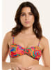 SHIWI Bikini "Zoe" w kolorze pomarańczowym ze wzorem