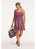 SHIWI Kleid "Fiesta" in Pink/ Blau