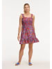 SHIWI Kleid "Fiesta" in Pink/ Blau