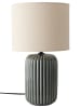 Ellos Home Tafellamp "Mizu" grijs/beige - (H)36 x Ø 20 cm
