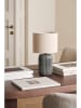 Ellos Home Tafellamp "Mizu" grijs/beige - (H)36 x Ø 20 cm