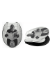 SiL Interiors Toiletbril "Gorilla" zwart