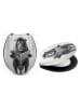 SiL Interiors Toiletbril "Sitting Lion" zwart