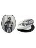 SiL Interiors Toiletbril "Hippo" zwart