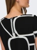 ONLY Bluse in Schwarz/ Weiß