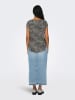 ONLY Bluse in Hellgrau/ Schwarz