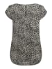 ONLY Bluse in Hellgrau/ Schwarz