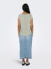 ONLY Bluse in Hellgrün/ Beige