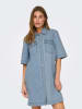 ONLY Jeanskleid in Hellblau