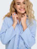 ONLY Bluse in Hellblau/ Weiß