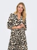 ONLY Kleid in Creme/ Schwarz/ Hellbraun