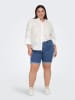 ONLY Carmakoma Spijkershort blauw