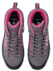 CMP Leder-Trekkingboots "Rigel Mid" in Anthrazit/ Pink