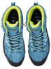 CMP Leder-Trekkingboots "Rigel Mid" in Blau/ Gelb
