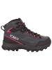 CMP Leder-Trekkingboots "Myzar Mid" in Dunkelblau/ Pink