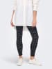 JDY Leggings in Grau/ Schwarz