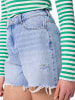 Pieces Jeans-Shorts "Summer" in Hellblau