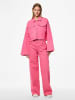 Pieces Jeansjacke "Vala" in Pink