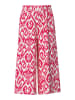 Pieces Culotte "Nya" in Pink/ Weiß