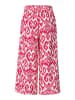 Pieces Culotte "Nya" in Pink/ Weiß