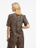 Vila Bluse "Liopana" in Braun/ Beige