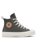 Converse Leder-Sneakers "Ctas Lift" in Grau