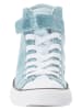 Converse Sneakers "Chuck Taylor All Star Coated Glitte" in Hellblau