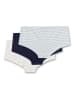 Sanetta 3-delige set: slips zwart/wit