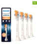 PHILIPS sonicare 4er-Set: Ersatz-Bürstenköpfe "Premium All-in-One" in Weiß